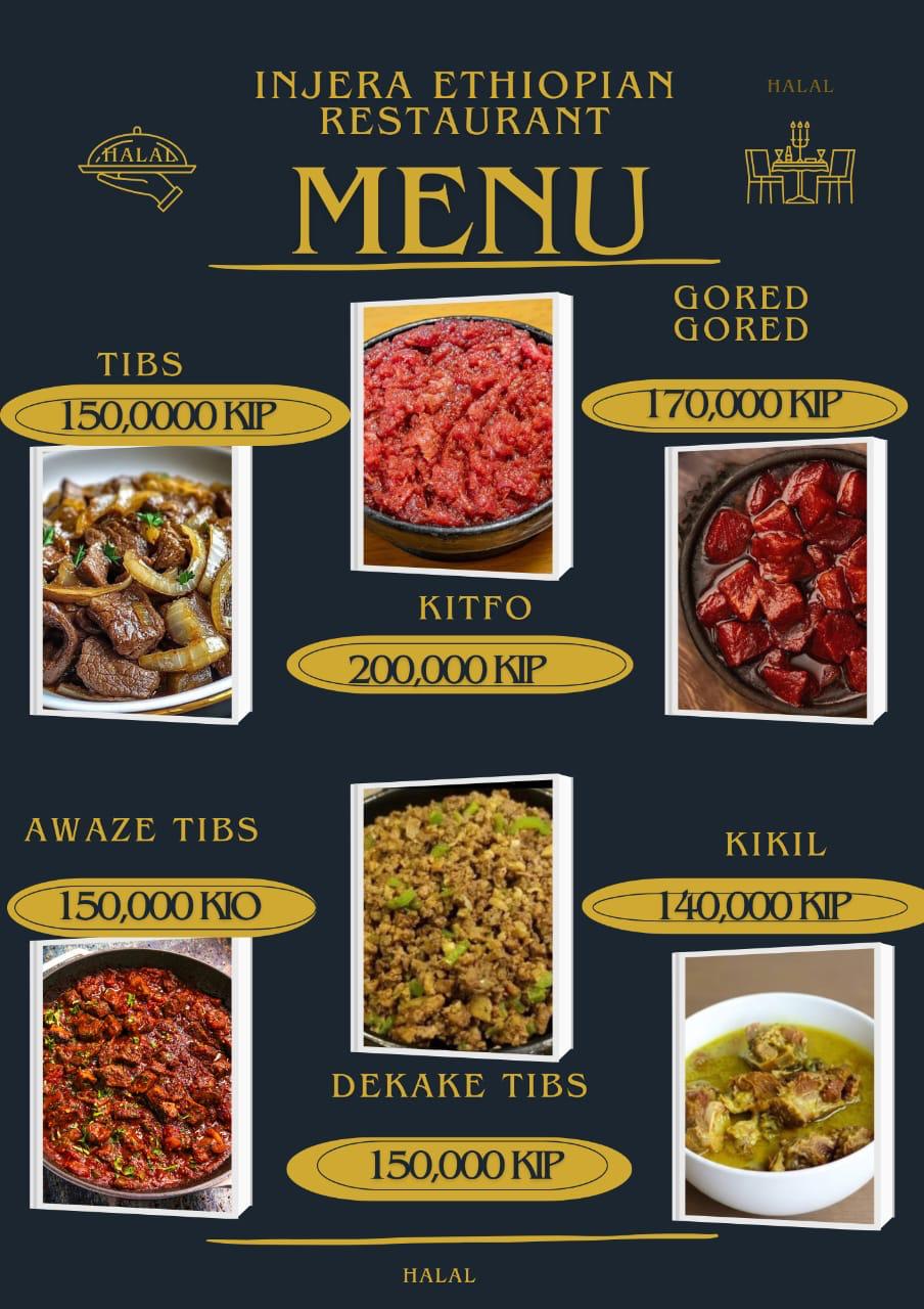 Menu page 2 — Main Courses I