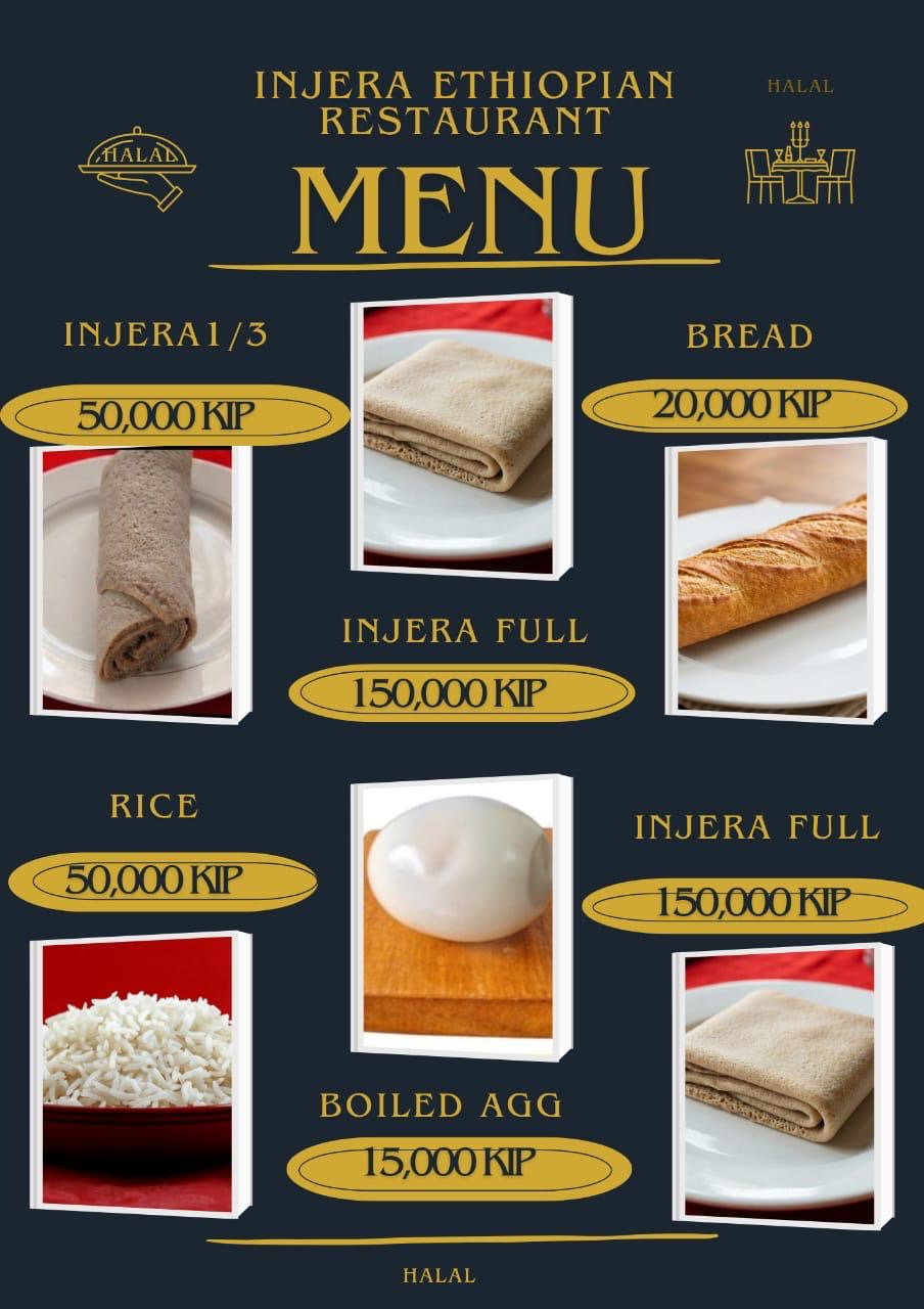 Menu page 7 — Extras & Sides
