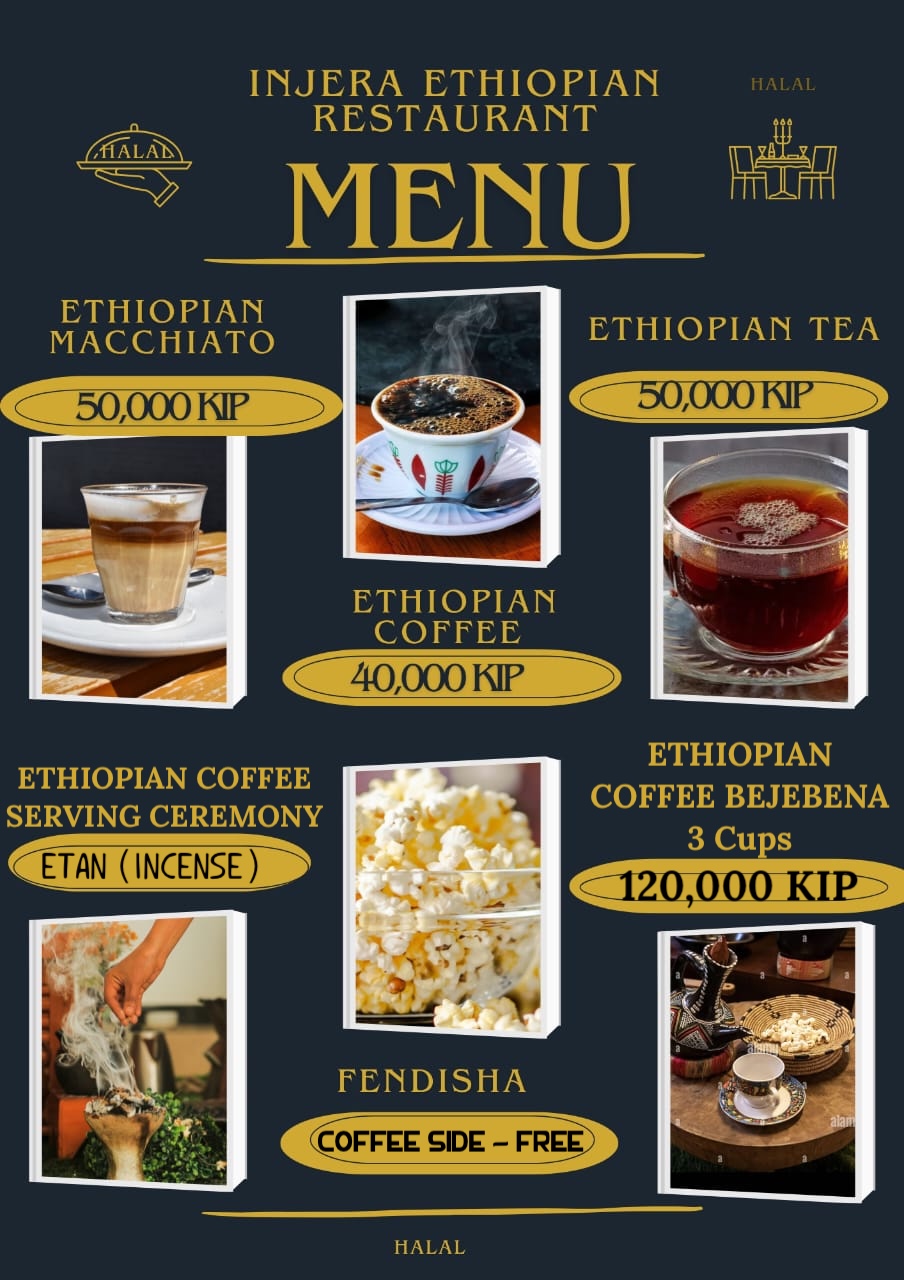 Menu page 8 — Hot Beverages